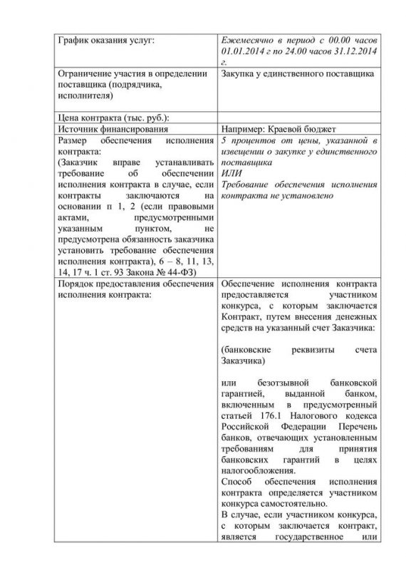 Заявка на закупку товаров работ услуг образец по 44 фз