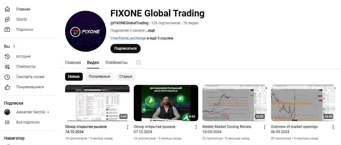 fixone global trading